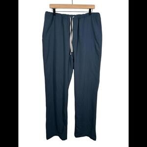Figs Technical Collection Scrub Pants Size XL Straight Navy‎ Pockets